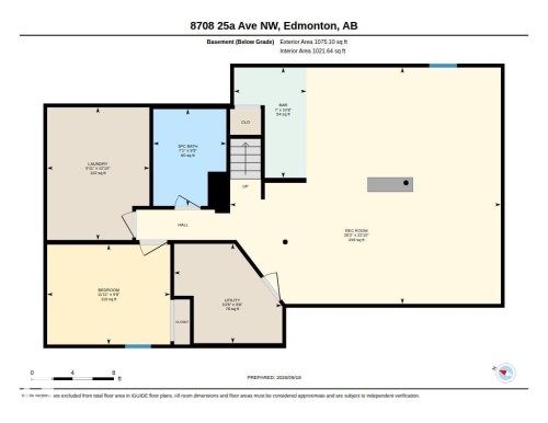 Floor plan - 8708 25A Avenue Nw, Edmonton, AB 