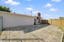 Showing the fenced parking area of the Utility Lot leased from the City (approx 38'x18') - 