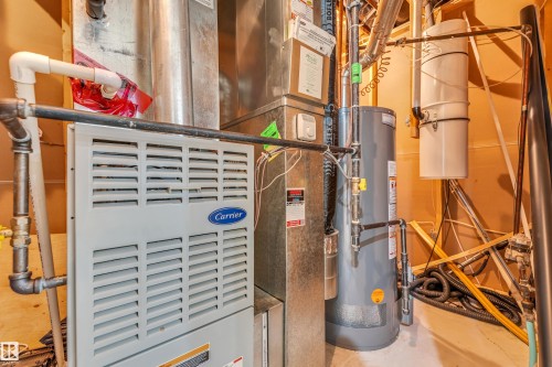 Carrier furnace, water heater, and central vacuum system comprise the mechanical space - 10621 175A Avenue Nw, Edmonton, AB 
