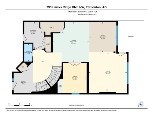 Floor plan - 233 Hawks Ridge Boulevard Nw, Edmonton, AB 