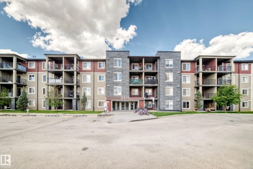 #210 3315 James Mowatt Tr Sw Sw, Edmonton, AB - Outdoor With Balcony With Facade