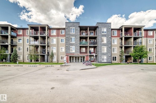 #210 3315 James Mowatt Tr Sw Sw, Edmonton, AB - Outdoor With Balcony With Facade