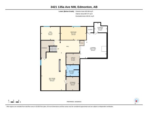 Floor plan - 3421 135A Avenue Nw, Edmonton, AB 