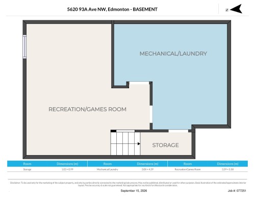 Floor plan - 5620 93A Avenue Nw, Edmonton, AB 