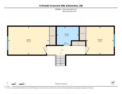 Floor plan - 6 Kiniski Crescent Nw, Edmonton, AB 