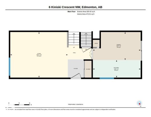 Floor plan - 6 Kiniski Crescent Nw, Edmonton, AB 