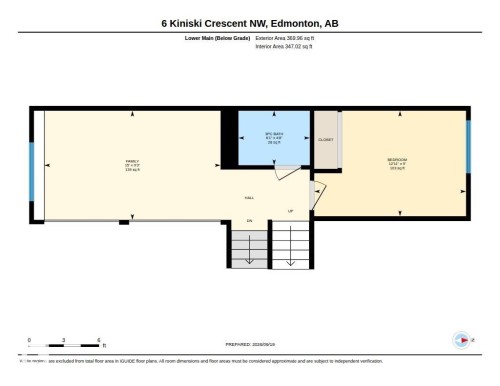 Floor plan - 6 Kiniski Crescent Nw, Edmonton, AB 
