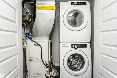Stacked washer and dryer units - #1902 10388 105 St Nw, Edmonton, AB 