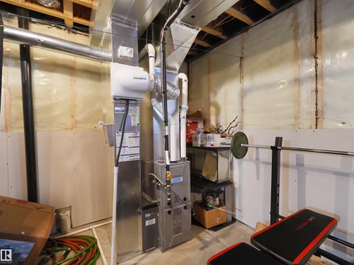 209 Desrochers Boulevard Sw, Edmonton, AB - Indoor Photo Showing Basement