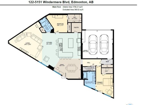 #122 5151 Windermere Bv Sw, Edmonton, AB 