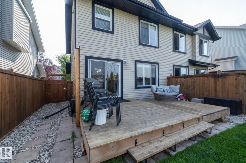 Spacious rear deck with multi-level construction - 1640 Chapman Way Sw, Edmonton, AB - Outdoor With Deck Patio Veranda With Exterior