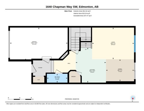 Floor plan - 1640 Chapman Way Sw, Edmonton, AB - Other