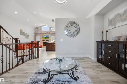 Den/study on main floor with view of living room - 10819 175 Avenue Nw, Edmonton, AB 