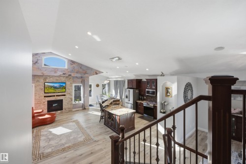 View from top of stairs leading to primary bedroom - 10819 175 Avenue Nw, Edmonton, AB 