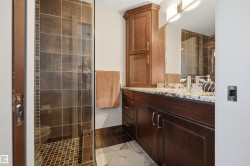 Exceptionally large and private primary bedroom with 4 PC ensuite, ambient lighting, and large walk-in closet - 