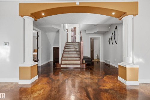 Exceptionally large open concept basement with sealed concrete in-floor heating - 10819 175 Avenue Nw, Edmonton, AB 