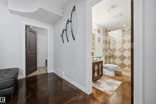 Exceptionally large open concept basement with sealed concrete in-floor heating - 10819 175 Avenue Nw, Edmonton, AB 