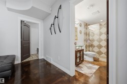 Exceptionally large open concept basement with sealed concrete in-floor heating - 