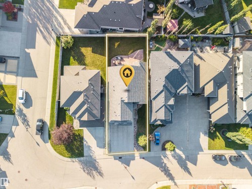 Top aerial view of home and lot - 10819 175 Avenue Nw, Edmonton, AB 