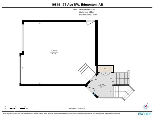 Entrance-level floor plan - 10819 175 Avenue Nw, Edmonton, AB 