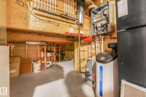 Water heater, water softener, and furnace system - 1271 Ormsby Lane Nw, Edmonton, AB 