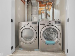 Full-size laundry appliances with front-loading design - 
