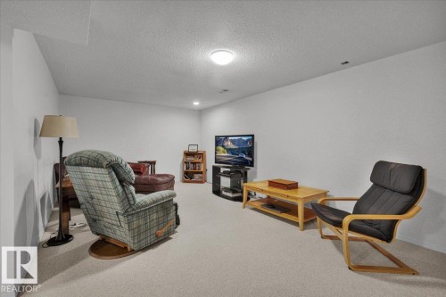 Carpeted flooring, recessed lighting, and smooth white walls - 15012 77 Avenue Nw, Edmonton, AB 
