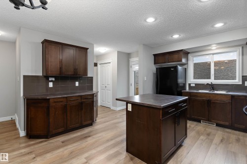 2174 Trumpeter Way Nw, Edmonton, AB - Indoor Photo Showing Kitchen With Double Sink