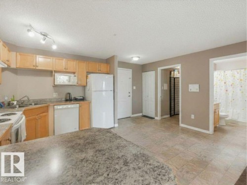 #312 5350 199 St Nw, Edmonton, AB - Indoor Photo Showing Kitchen With Double Sink