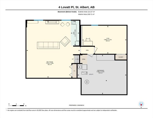 Floor plan - 4 Lovatt Place, St. Albert, AB - Other