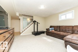 Carpeted flooring, neutral wall paint, and a white-framed window - 