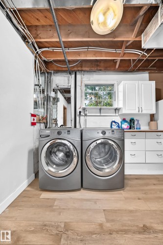 Upgraded Laundry in Basement of Home - 12045 64 Street Nw, Edmonton, AB 