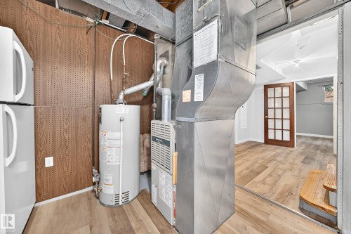 Basement Utility / Laundry Room - 12045 64 Street Nw, Edmonton, AB 