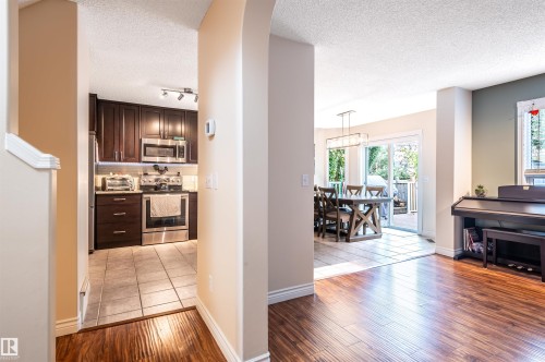 Wood-finish flooring - 38 Dubonnet Way, St. Albert, AB 