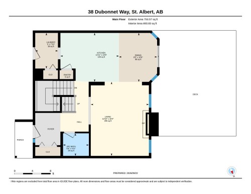 Floor plan - 38 Dubonnet Way, St. Albert, AB 