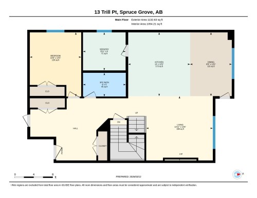 Floor plan - 13 Trill Point(E), Spruce Grove, AB 