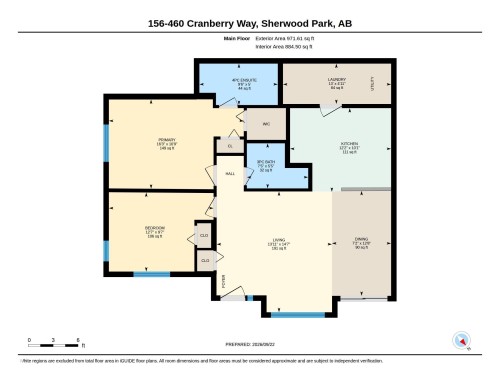 Floor plan - #156 460 Cranberry Wy, Sherwood Park, AB 