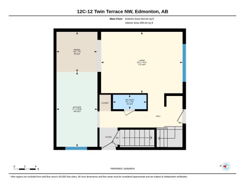 Floor plan - 12C Twin Terrace Nw, Edmonton, AB 