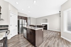Kitchen island with dual basin sink and integrated dishwasher - 