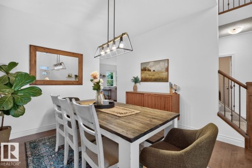 Hardwood-style flooring throughout - 21 Altadena Point(E), Sherwood Park, AB 