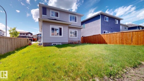 Expansive grassy yard with wood fencing - 1103 30 Street Nw, Edmonton, AB 