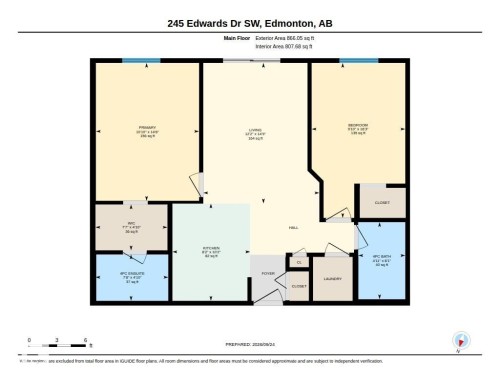 Floor plan - #203 245 Edwards Dr Sw, Edmonton, AB 