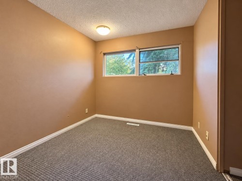 Light gray textured carpet and white trim - 12204 40 Avenue Nw, Edmonton, AB 