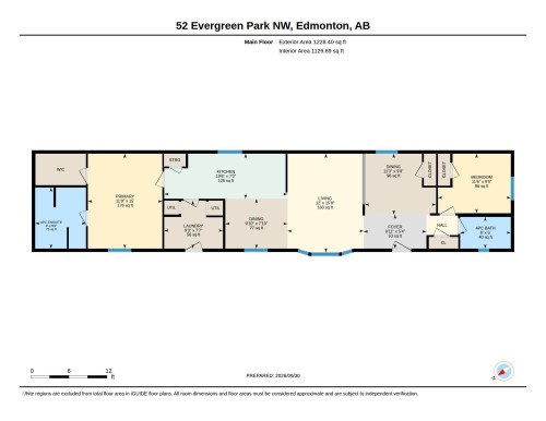 Floor plan - 52 Evergreen Park Northwest, Edmonton, AB 