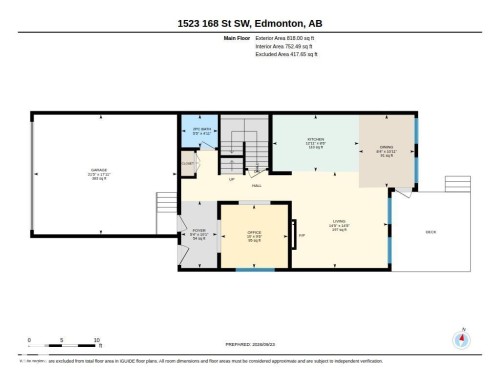 Floor plan - 1523 168 Street Sw, Edmonton, AB 