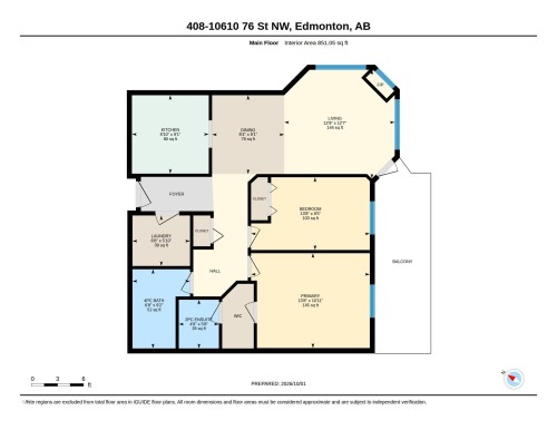 Floor plan - #408 10610 76 St Nw, Edmonton, AB 