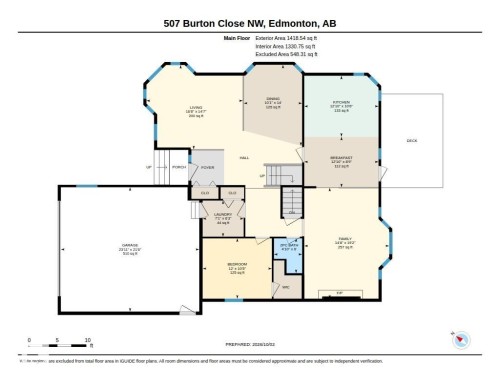 Floor plan - 507 Burton Close Nw, Edmonton, AB 