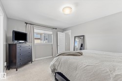 Recessed window with roller shade and decorative curtain rod - 