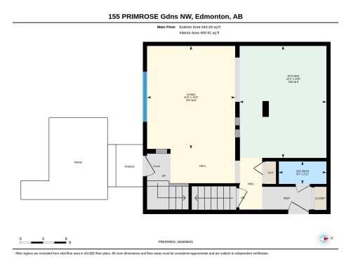 Floor plan - 155 Primrose Gardens Gardens Nw, Edmonton, AB 