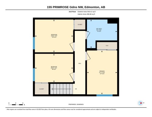Floor plan - 155 Primrose Gardens Gardens Nw, Edmonton, AB 
